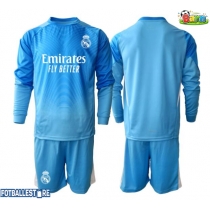 Real Madrid Keeper Hjemmedraktsett Barn 2025-26 Langermet (+ Korte bukser)